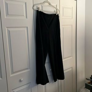 Black wool trousers size 12. Fully lined and pleated.